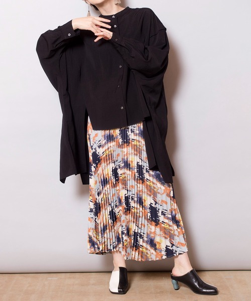 OSMOSIS（オズモーシス）の「ドルマンビッグブラウス（シャツ/ブラウス・レディース・アイボリー/イエロー/ブラック・ONE SIZE）」の18枚目の写真