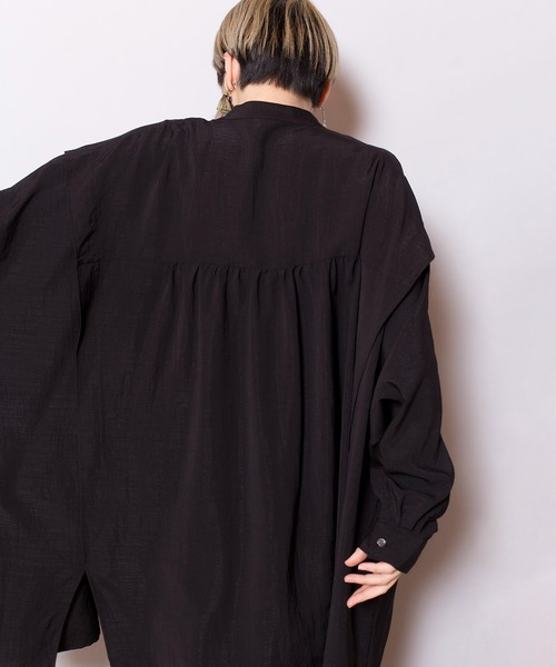 OSMOSIS（オズモーシス）の「ドルマンビッグブラウス（シャツ/ブラウス・レディース・アイボリー/イエロー/ブラック・ONE SIZE）」の22枚目の写真