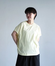 OWLEYE by domingo（アウルアイ バイドミンゴ）の「[ OWLEYE by domingo / アウルアイ ] 30/1ベーシック天竺 〈汗ジミ対応〉ショートスリーブワイドＴシャツ（Tシャツ/カットソー）」