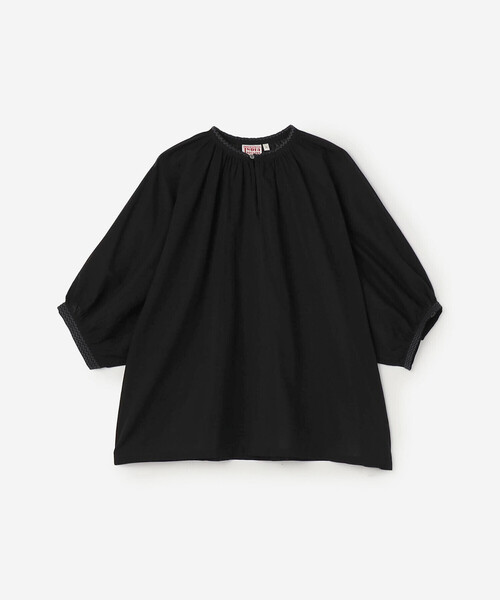 Bshop(ビショップ)の「INDIA INDUSTRY | コットン 刺繍プルオーバーシャツ WOMEN(シャツ/ブラウス・レディース・グリーン系その他/ブラック・1)」の11枚目の写真