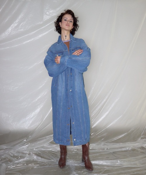 デニムロングジャケット &. NOSTALGIA（アンドドットノスタルジア）の「デニムロング