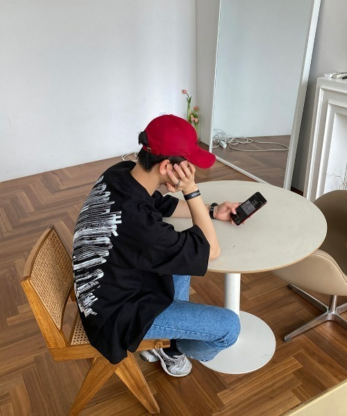 ASCLO（エジュクロ）の「ASCLO Acon ASCLOfit Painting Short Sleeve T Shirt（Tシャツ/カットソー・メンズ・ブラック/アイボリー/レッド・FREE）」の19枚目の写真