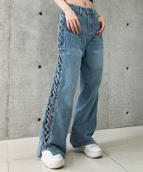 GLAMOROUS JANE（グラマラスジェーン）の「サイドレースアップデニム