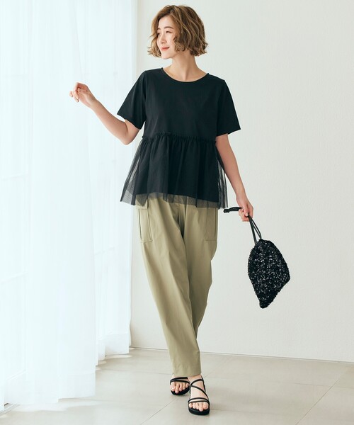 パンツ　その2 Pierrot パンツ 2タックツイルパンツ レディース : ZOZOTOWN
