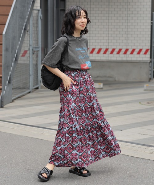 LEPSIM（レプシィム）の「ムラ染めLOGOｰT　113201（Tシャツ/カットソー・レディース・ブルー/アイボリー/ライトピンク/チャコールグレー・FREE）」の15枚目の写真