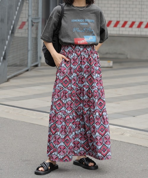 LEPSIM（レプシィム）の「ムラ染めLOGOｰT　113201（Tシャツ/カットソー・レディース・ブルー/アイボリー/ライトピンク/チャコールグレー・FREE）」の14枚目の写真