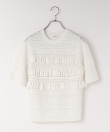 LOWRYS FARM | フリルニット5S 113238(ニット/セーター)