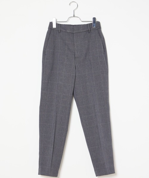 INED CLARO（イネドクラロ）の「【洗えるセットアップ】ウールライクウインドペン テーパードパンツ（スーツパンツ・レディース・グレー/ネイビー・7号/9号/11号）」の20枚目の写真