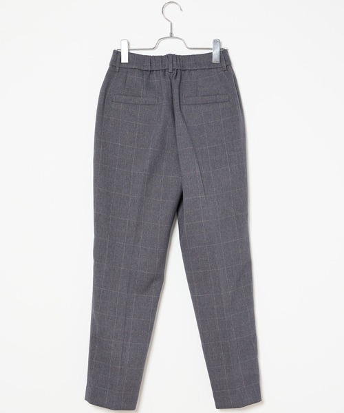 INED CLARO（イネドクラロ）の「【洗えるセットアップ】ウールライクウインドペン テーパードパンツ（スーツパンツ・レディース・グレー/ネイビー・7号/9号/11号）」の21枚目の写真