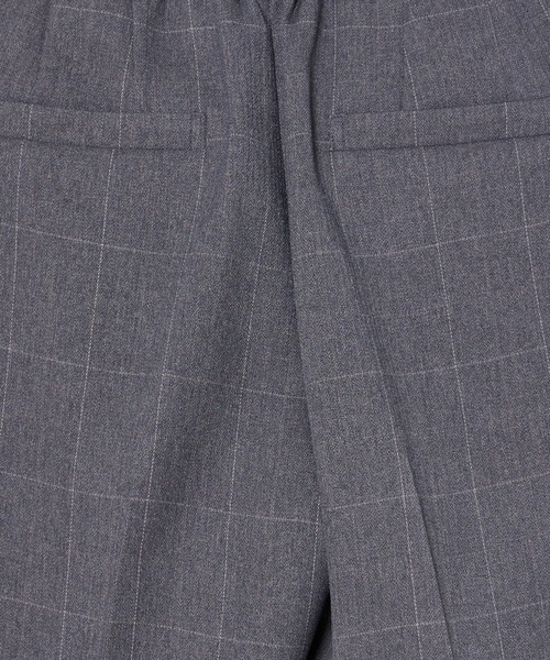 INED CLARO（イネドクラロ）の「【洗えるセットアップ】ウールライクウインドペン テーパードパンツ（スーツパンツ・レディース・グレー/ネイビー・7号/9号/11号）」の22枚目の写真