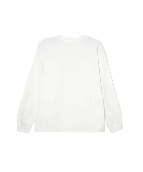 MILKFED.(ミルクフェド)の「ICING LOGO BASIC L/S TEE(Tシャツ/カットソー・レディース・ライトピンク/オフホワイト/アッシュ・M/L)」の7枚目の写真