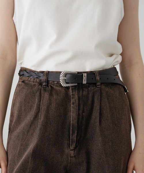 selle glant(セレグランテ)の「WESTERN SWITCH MESH BELT/ウエスタンスイッチメッシュベルト(ベルト・メンズ・ブラック/ブラウン・ONESIZE)」の7枚目の写真