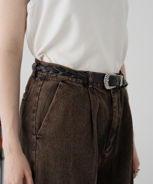 selle glant(セレグランテ)の「WESTERN SWITCH MESH BELT/ウエスタンスイッチメッシュベルト(ベルト・メンズ・ブラック/ブラウン・ONESIZE)」の9枚目の写真