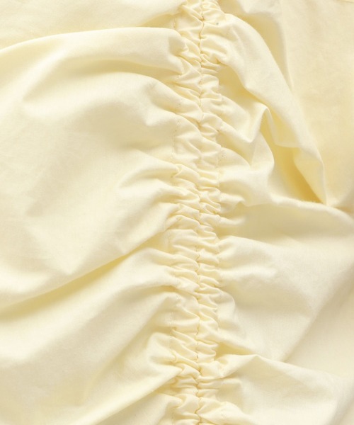 LAKOLE（ラコレ）の「ドロストクロップドシャツ / 126887（シャツ/ブラウス・レディース・チャコール/ライトブルー/オフホワイト/ライトイエロー・MEDIUM/SMALL）」の5枚目の写真