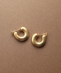 TEN. | 18KGP ベーグルイヤリング(イヤリング)