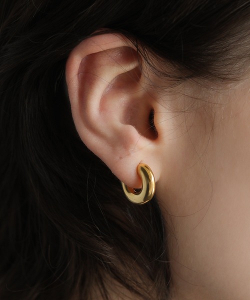 TEN.（テン）の「18KGP ベーグルイヤリング（イヤリング・レディース・ゴールド・FREE）」の10枚目の写真