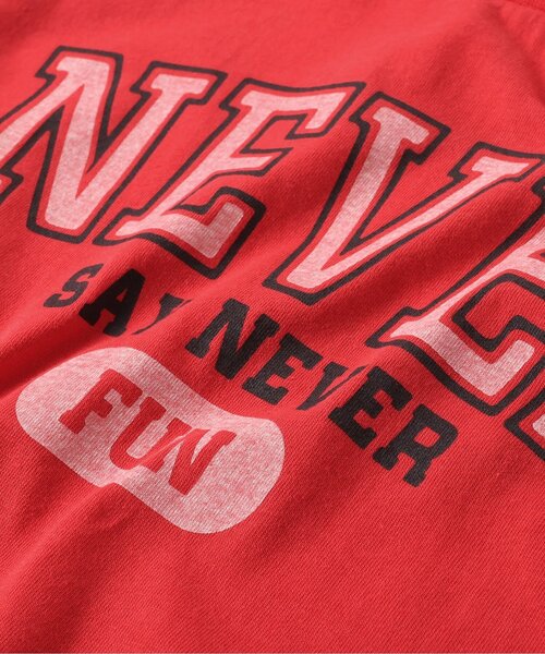 BREEZE（ブリーズ）の「【WEB限定】カレッジロゴフリルTシャツ（Tシャツ/カットソー・キッズ・ピンク/レッド/チャコール/ブルー/グレー・80/90/100/110/120/130/140）」の9枚目の写真