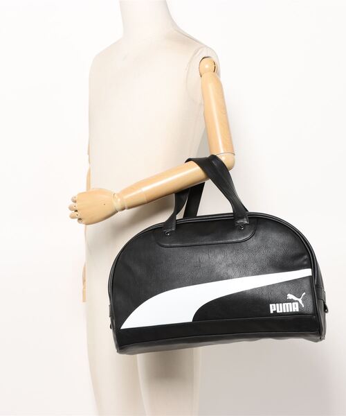 PUMA（プーマ）の「【PUMA / プーマ】ロゴボストンバッグ/スクバ（ボストンバッグ・メンズ・ブラック/ホワイト/ブラウン/ブラック系その他・ONESIZE）」の9枚目の写真