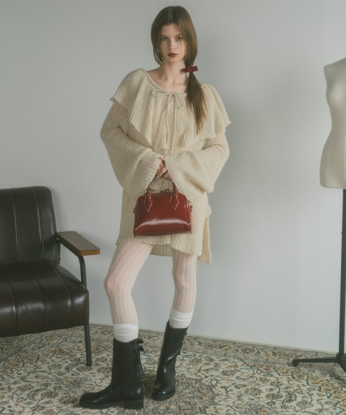 ECREL（エクレール）の「クラシカルミニボストンバッグ / ショルダーバッグ / 500mlペットボトル収納可能（ボストンバッグ・レディース・レッド/ブラック/ブラウン・FREE）」の13枚目の写真