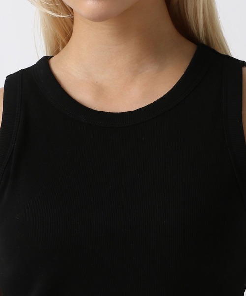 FOREVER 21（フォーエバー トゥエンティーワン）の「【2024SS】ノースリーブボディスーツ（タンクトップ・レディース・ブラック/オフホワイト・MEDIUM/SMALL）」の16枚目の写真