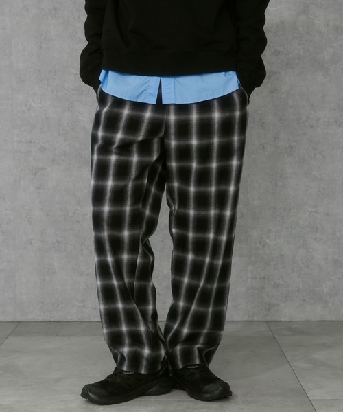THE STANDARD（ザスタンダード）の「WEGO/オンブレチェックイージーパンツ（スラックス・メンズ・ブラック系その他2/ホワイト系その他2・MEDIUM/LARGE）」の18枚目の写真
