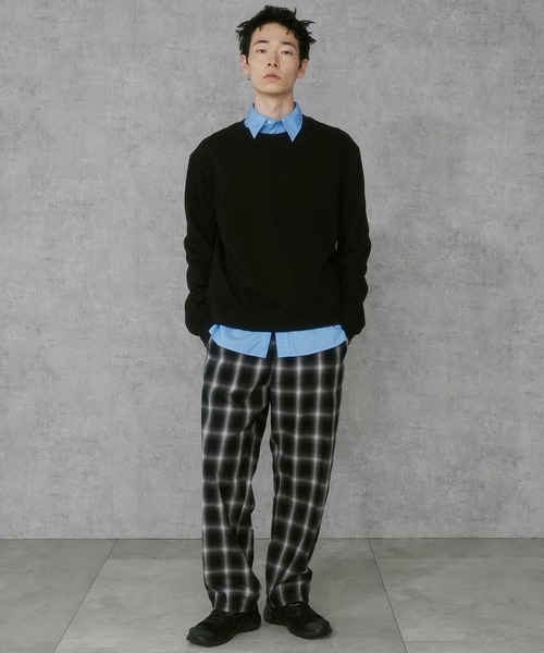 THE STANDARD（ザスタンダード）の「WEGO/オンブレチェックイージーパンツ（スラックス・メンズ・ブラック系その他2/ホワイト系その他2・MEDIUM/LARGE）」の22枚目の写真