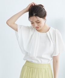 アシメラッフルカットソー