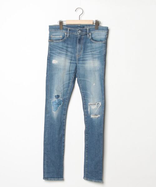 HYSTERIC GLAMOUR(ヒステリックグラマー)の「ダメージ加工デニムパンツ(デニムパンツ・メンズ・ブルー・31inch)」の1枚目の写真