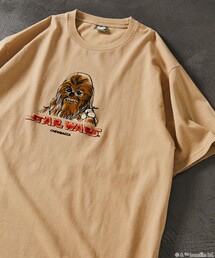 FREAK'S STORE | FREAK’S STORE/フリークスストア STARWARS/スターウォーズ チューバッカ フロッキー加工 ショートスリーブ クルーネックTシャツ/リラックスフィット(Tシャツ/カットソー)