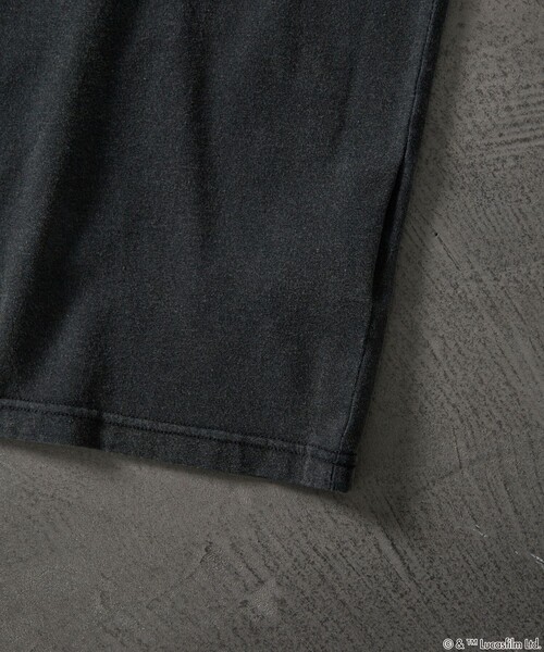 FREAK'S STORE(フリークスストア)の「FREAK’S STORE/フリークスストア STARWARS/スターウォーズ チューバッカ フロッキー加工 ショートスリーブ クルーネックTシャツ/リラックスフィット(Tシャツ/カットソー・メンズ・ベージュ/ブラック/ブラウン・LARGE/MEDIUM)」の5枚目の写真