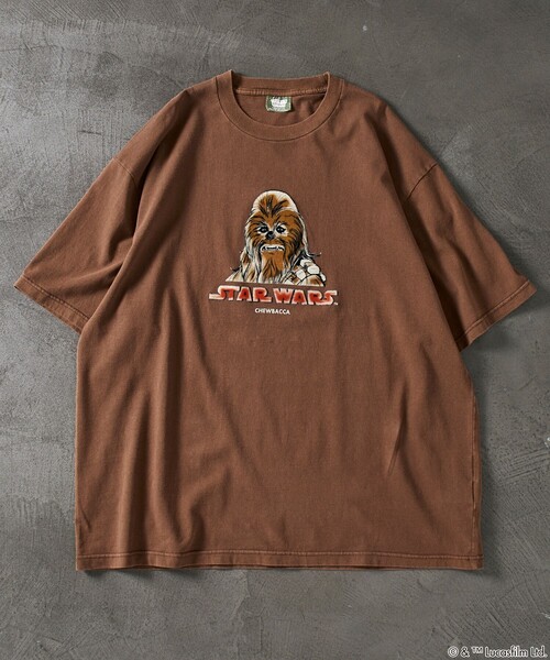 FREAK'S STORE(フリークスストア)の「FREAK’S STORE/フリークスストア STARWARS/スターウォーズ チューバッカ フロッキー加工 ショートスリーブ クルーネックTシャツ/リラックスフィット(Tシャツ/カットソー・メンズ・ベージュ/ブラック/ブラウン・LARGE/MEDIUM)」の17枚目の写真