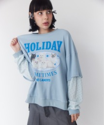 Candy Stripper | HOLIDAY WAFFLE LAYERED トップス(その他トップス)
