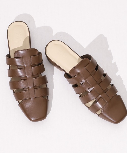NO WAY(ノーウェイ)の「/Lian/グルカサンダル(サンダル・レディース・ブラック/アイボリー/ブラウン・LARGE/MEDIUM/SMALL)」の1枚目の写真