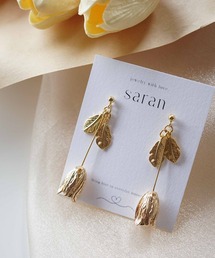 saran jewelry/チューリップ ピアス