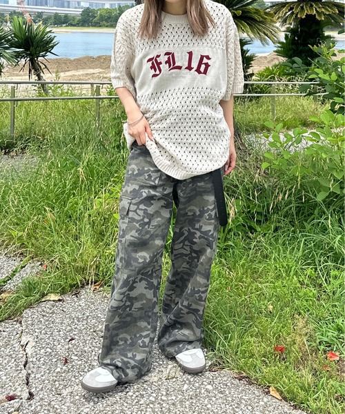 sedacle(セダクル)の「透かしニットトップス(Tシャツ/カットソー・メンズ・ピンク/アイボリー/レッド・MEDIUM/SMALL/LARGE)」の18枚目の写真