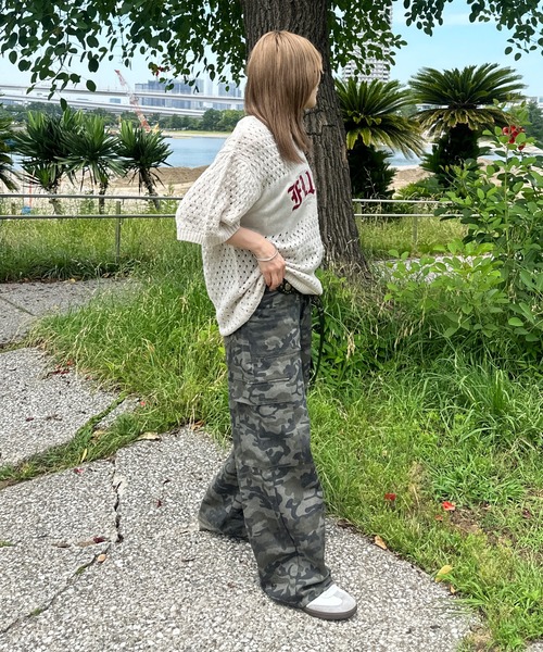 sedacle(セダクル)の「透かしニットトップス(Tシャツ/カットソー・メンズ・ピンク/アイボリー/レッド・MEDIUM/SMALL/LARGE)」の20枚目の写真