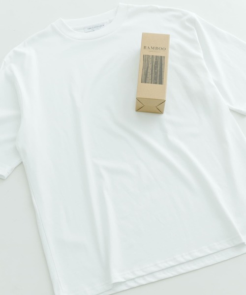 URBAN RESEARCH（アーバンリサーチ）の「『抗菌/防臭/消臭』『UR TECH』 DEODRANT T-SHIRTS（Tシャツ/カットソー・メンズ・ブラウン系その他/アイボリー/ホワイト/ミント・MEDIUM/LARGE）」の2枚目の写真