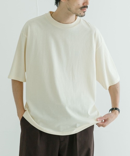 URBAN RESEARCH（アーバンリサーチ）の「『抗菌/防臭/消臭』『UR TECH』 DEODRANT T-SHIRTS（Tシャツ/カットソー・メンズ・ブラウン系その他/アイボリー/ホワイト/ミント・MEDIUM/LARGE）」の14枚目の写真