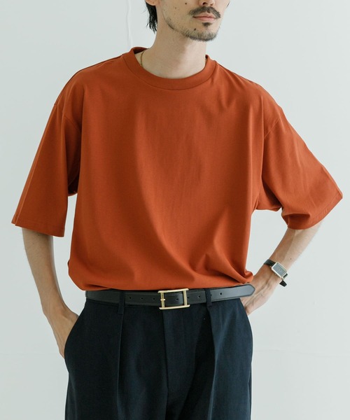 URBAN RESEARCH（アーバンリサーチ）の「『抗菌/防臭/消臭』『UR TECH』 DEODRANT T-SHIRTS（Tシャツ/カットソー・メンズ・ブラウン系その他/アイボリー/ホワイト/ミント・MEDIUM/LARGE）」の9枚目の写真