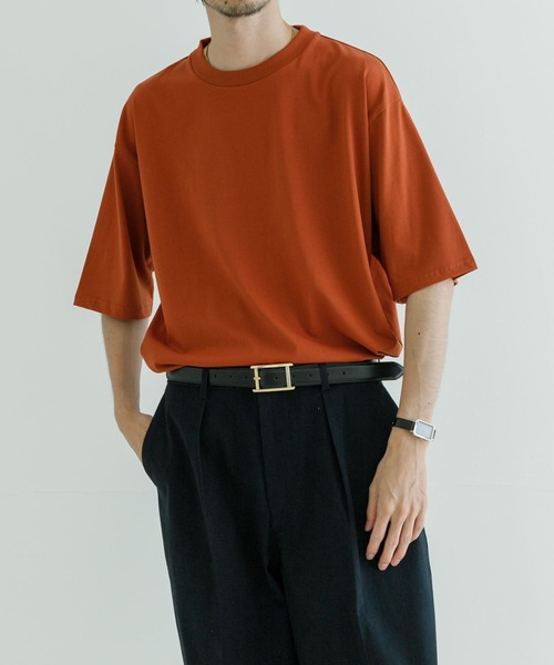 URBAN RESEARCH（アーバンリサーチ）の「『抗菌/防臭/消臭』『UR TECH』 DEODRANT T-SHIRTS（Tシャツ/カットソー・メンズ・ブラウン系その他/アイボリー/ホワイト/ミント・MEDIUM/LARGE）」の8枚目の写真