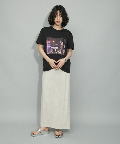 ZOZO限定・多サイズ】旅するフォトT(BLACK)≪Made by ZOZO≫（T