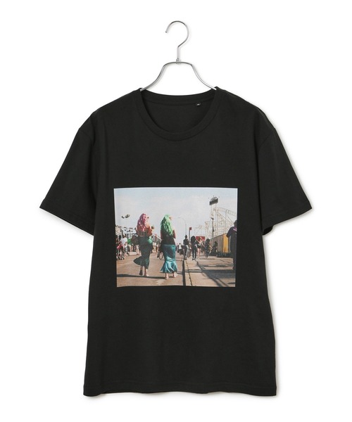 tシャツ 「ZOZO限定・多サイズ」旅するフォトT(BLACK)「Made by ZOZO」 レディース ZOZO限定・多サイズ】旅するフォトT(BLACK)≪Made by ZOZO≫（T