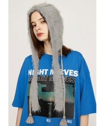 SLY | 【2024AW】SHAGGY RIBBON BEANIE シャギー リボン ビーニー(ニットキャップ/ビーニー)