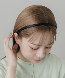 SMELLY | スリムフェイクレザーカチューシャ(カチューシャ)