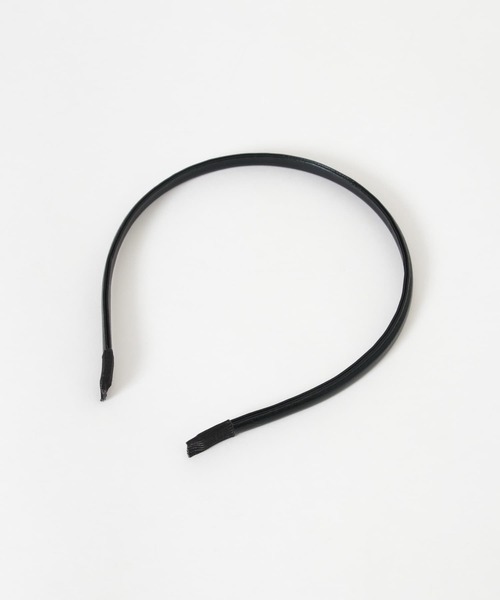 SMELLY(スメリー)の「スリムフェイクレザーカチューシャ(カチューシャ・レディース・シルバー/ブラック・-)」の11枚目の写真