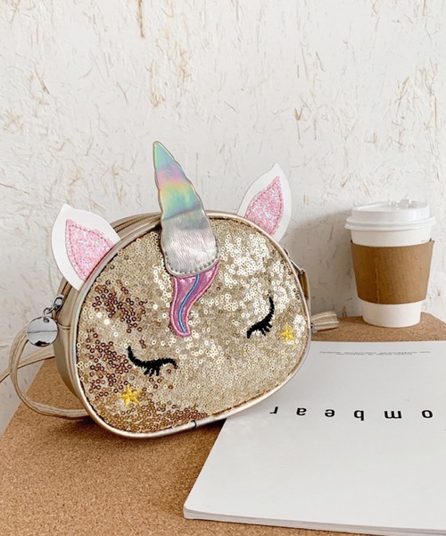 CERCA(チェルカ)の「lulunoix/スパンコールユニコーンショルダーバッグ N15290(ショルダーバッグ・キッズ・シルバー/ピンク/パープル/ピンク系/ゴールド・FREE)」の10枚目の写真