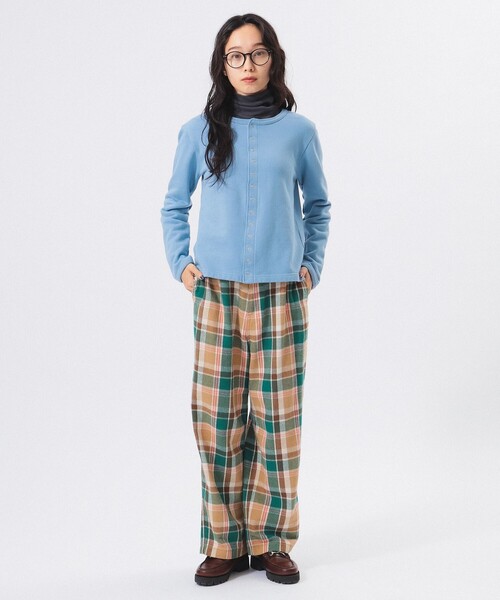 BEAMS BOY（ビームスボーイ）の「リングドット カーディガン 24AW（カーディガン/ボレロ・レディース・ピンク/チャコールグレー/サックスブルー/ネイビー・2/1）」の11枚目の写真