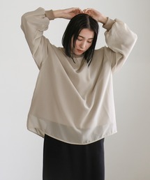 シフォンレイヤードスウェット