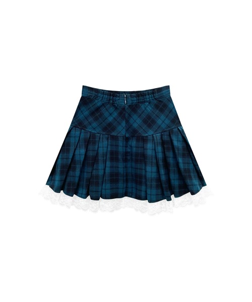 【セール】チェックレース重ねセットアップ（セットアップ）｜Honey Cinnamon（ハニーシナモン）