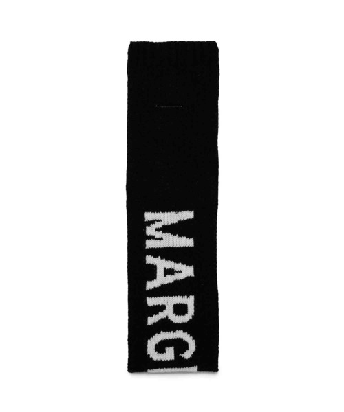 MM6 Maison Margiela(エムエムシックス メゾン マルジェラ)Kids & Junior ウールブレンドブランドロゴマフラー